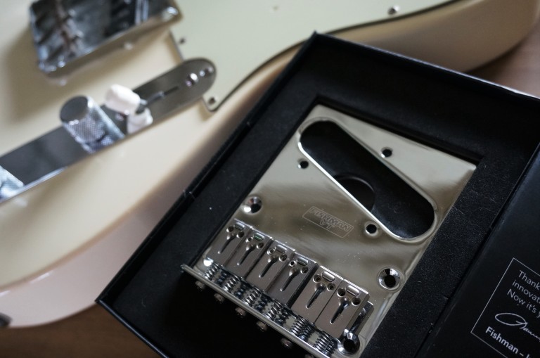 ブリッジ交換 Fishman powerbridge・powerchip